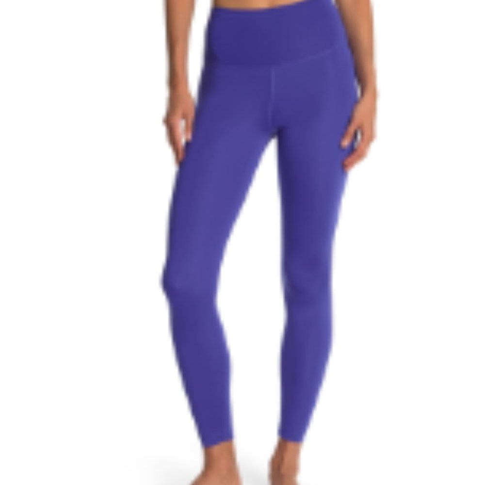 NIKE Yoga 7/8 Tights, Lapis/Sapphire,XXL, EUC worn once